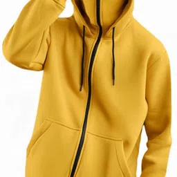 silfira Men Full Sleeve Solid Hooded Sweatshirt-picture-18