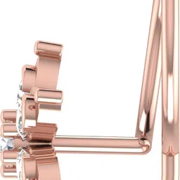 avsar Yukti 18kt Diamond Rose Gold Nose Wire image 3