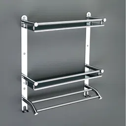 adonz NL_Rack Shelf Big 1 Silver Towel Holder image 5