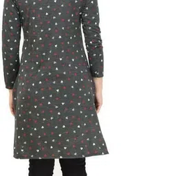 indeweaves Pack of 6 Women Printed Wool Straight Kurta image 2