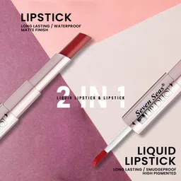 seven seas Lip Duo Liquid Lipstick with Lipstick image 3