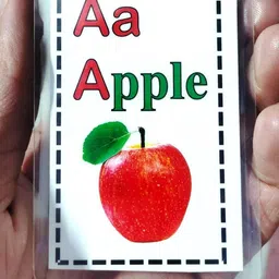 vinayak computers English Alphabets Hard Laminated 26 Flash Cards Unbreakable Water Proof-picture-48