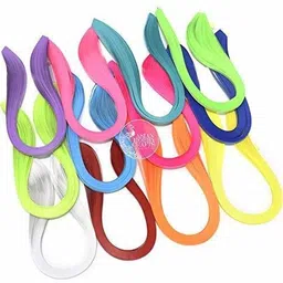 asian hobby crafts 1200pcs quilling Stirips 12 Different color Size 5mm - (100 x12) for Jewellery making & Scrapbooking image 2