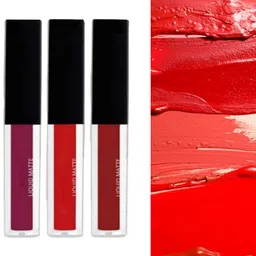 hadleyu Red Lipstick 4pc Smudge-Proof Set image 1