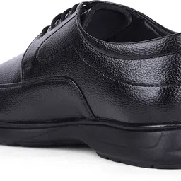 liberty Fortune HOL-131E Formal Slip-on Shoes With PU Upper | PVC Sole Lacing Derby For Men image 5