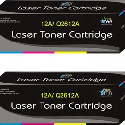 PrintStar 12A / Q2612A Compatible for HP 12A Toner Cartridge For HP LaserJet 1010, 1012, 1015, 1018, 1020, 1022, 1022n, 3020, 3030 Pack Of 2 Black Ink Toner-picture-10