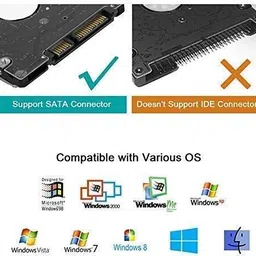 VOOCME Uasp Sata To Usb Converter For 2.5" Hard Drives Disk USB Adapter image 4