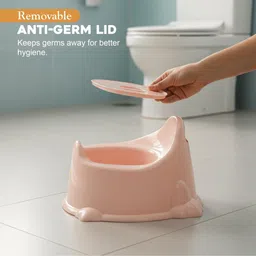 baybee Portable Western Toilet Training Potty Seat for Kids with Anti-Germ Lid Potty Seat image 2
