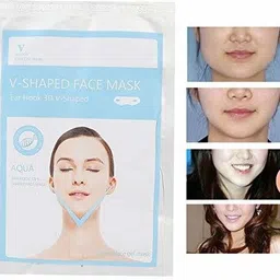 ironctic V Line Mask,Double Chin Reducer V Shaped Moisturizing Face Mask Tightening Face Shaping Mask image 3