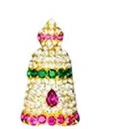 sst Goddess crown, Kireedam, crown, mukut Deity Ornament image 1