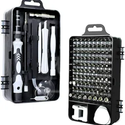 nispruhay 115 in 1 Precision Screwdriver Set Electronics Magnetic PC Repair Tool Kit Standard Screwdriver Set-picture-20