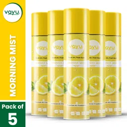 vayu Air Freshner Room Spray Morning Mist Flavour (Pack of 5) Car Freshener Spray-picture-22