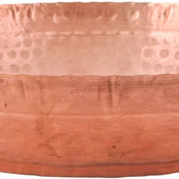 shivshakti arts Copper Parat Platter Laddu Gopal Bath Taman, Parat, Platter - Designer, Medium Paraat image 2