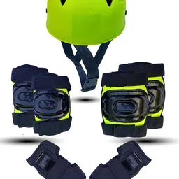 KIDS MEN Skating & Cycling Protective Training Set (4 Pcs Set) GREEN -1 Skating Kit-image-13