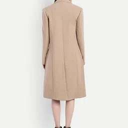 hautemoda Tweed Solid Coat For Women image 2