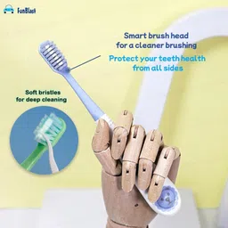funblast Kids Cute Tooth Brush, Pack of 5 Pcs, PBT Soft Bristles for 3-12 Years old Child Ultra Soft Toothbrush image 2