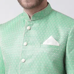DEYANN Self Design Sherwani image 5