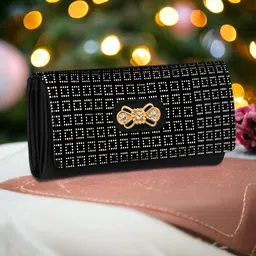 g m w Casual, Formal, Party, Sports Black Clutch image 1