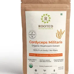 rooted Cordyceps militaris extract powder (45 gm) |Supports Energy, Stamina & Endurance-picture-12