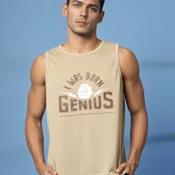 chkokko Stylish Cotton Tanktop Typography Print for Gym Sports & Casual Wear Breathable Men Vest-picture-16