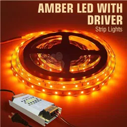 pick ur needs 240 LEDs 5 m Orange Steady Strip Rice Lights image 1