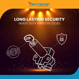 deutsche Ignition Cum Steering Lock Fit For Bajaj CT-100 Deluxe, Platina ,Platina 125 DEUS-0436 Key Switch Lock image 3