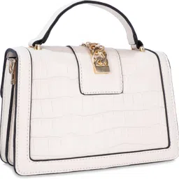 luvoksi White Women Sling Bag - Medium Leather Slingbag image 5