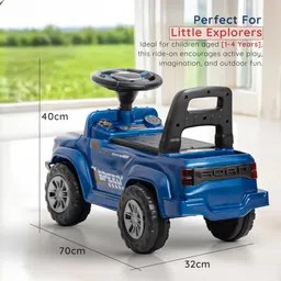baybee Baby Ride on Car for Kids, Push Ride on Jeep with Music, LED Light & Backrest Rideons & Wagons Non Battery Operated Ride On image 4