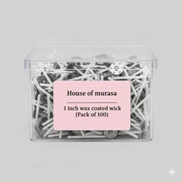 houseofmurasa 1 inch wax coated candle wick Candle-picture-14