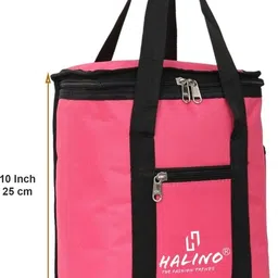 halino INSULATED LUNCH BAG TIFFIN BAG SMOOTH ZIPS LEAK PROOF Waterproof Lunch Bag image 2