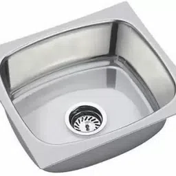 rencho Sound Proof Super Quality Kitchen Sink Stainless Steel Kitch Sink_15" X 12" Inch Under Counter Basin image 1