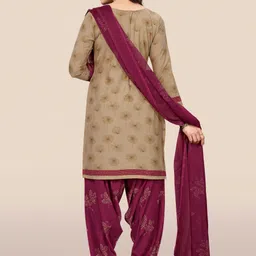 kayimi Unstitched Cotton Blend Salwar Suit Material Printed image 4