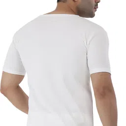 Selfcare Selfcare Men Polycotton Lycra Solid Thermal Half Sleeve Round Neck Top|SW1106 Men Top Thermal image 2