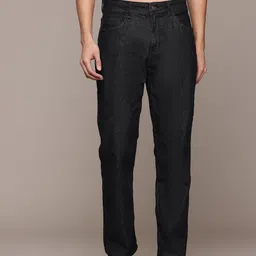 roadster Men Regular Mid Rise Black Jeans image 1