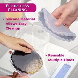 oytra Resin Mould for Coaster Making Round Agate 4 Inches image 2