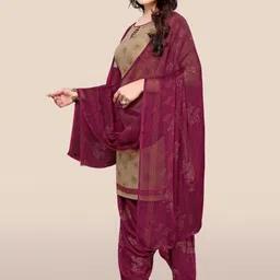 kayimi Unstitched Cotton Blend Salwar Suit Material Printed image 3