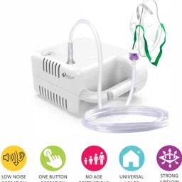 D MEDICARE Medical Compressor Nebulizer for Home Use | Fast, Powerful Inhalation Therapy Nebulizer image 2