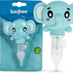 baybee Baby Nasal Aspirator 100% Safe Clean Baby Nose Cleaner for New Born Baby Kids Manual Nasal Aspirator-picture-24