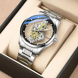 frk Analog Watch - For Men Top Selling Premium Skeleton Watch_Silver-picture-25