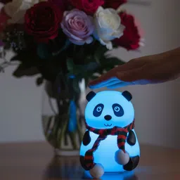 mhi Panda Night Light Silicone – Soft Color-Changing Rechargeable Lamp Night Lamp image 4