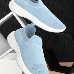 carlton london Women Woven Design Lightweight Slip On Sneakers Walking Shoes For Women image 2