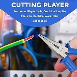 perwal supreme 5Pc Combo, Plier, Wire Stripper , LIne Tester, Nose Plier, 2in1 screwdriver Lineman Plier image 3