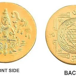 hoiva Traditional Hand-made Sree Chakra Lakshmi Coins Modern Coin Collection image 2