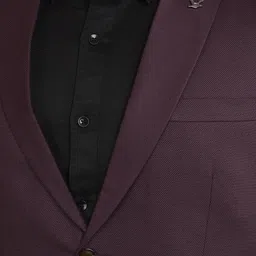 canary london Men Self Design Single Breasted Casual Blazer image 5