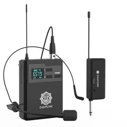 digimore D-341S UHF Cordless Headset Mic | 5Hrs Battery & 196ft Range for Event Microphone-picture-14