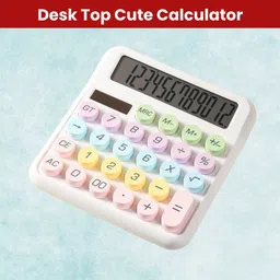 guggu Desktop Calculator, 12-Digit Large LCD and Large Buttons for Office, Homes T272 Basic Calculator-picture-20