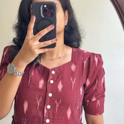 house of clothes Women A-line Green Midi/Calf Length Dress image 4