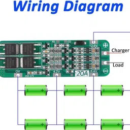 sg flash BMS 18650 Lithium Battery Protection Board (3S, 20A, 12.6V) (3S 20A BMS) Electronic Components Electronic Hobby Kit image 3