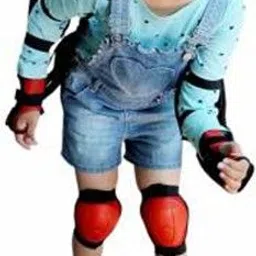 l'avenir Protective Skating / Cycling Guard Kit | Multi Sport Gear for Kids / Teens - MEDIUM (10-13yrs) | Head + Elbow + Knee + Hand Guards Skating Kit image 2