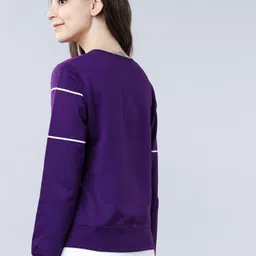 tokyo talkies Women Full Sleeve Solid Sweatshirt image 3